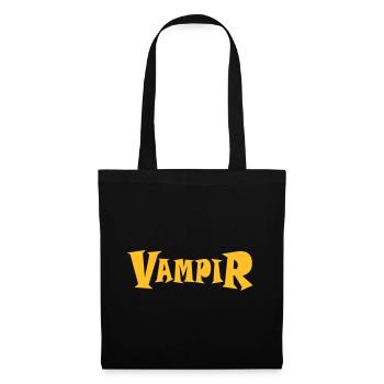 VAMPIR - Stoffbeutel - Schwarz - Vorne