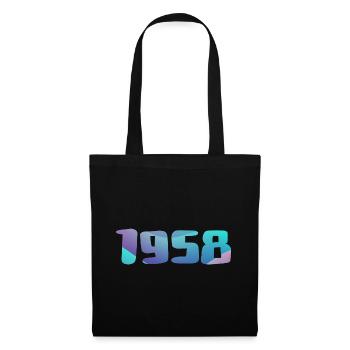 1958 Birthday Gift Vintage 1958 Retro 1958 - Tote Bag - black - Front