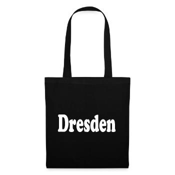 Dresden - Stoffbeutel - Schwarz - Vorne