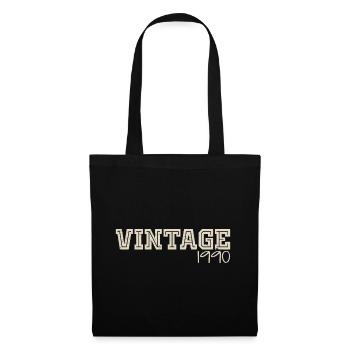 Vintage 1990's Original 1990's Retro 1990's Gift 1990's - Tote Bag - black - Front