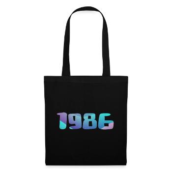 1986 Birthday Gift Vintage 1986 Retro 1986 - Tote Bag - black - Front