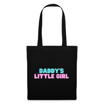 La petite fille de papa - Sac en tissu - noir - Devant