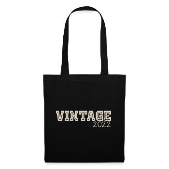 Vintage 2022 Original 2022 Retro 2022 Gift 2022 - Tote Bag - black - Front
