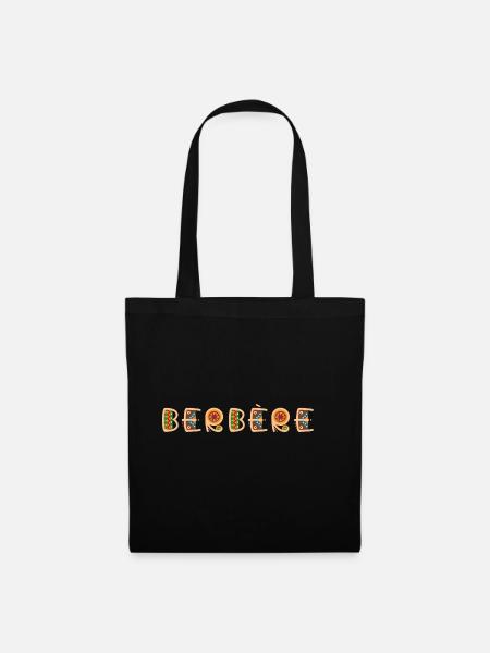 Berbère Amazigh - Sac en tissu - noir