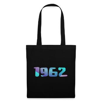 1962 Geburtstagsgeschenk Vintage 1962 Retro 1962 - Stoffbeutel - Schwarz - Vorne