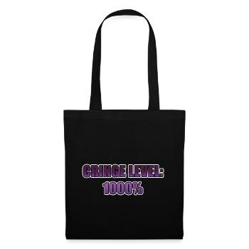 Cringe Level 1000% - Tote Bag - black - Front