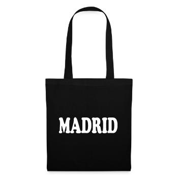 madrid - Stoffbeutel - Schwarz - Vorne