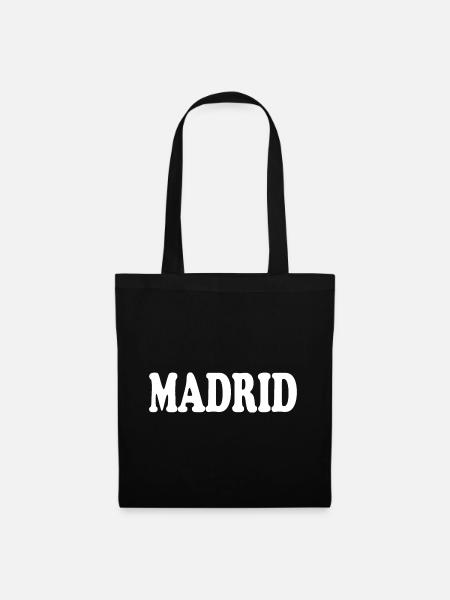 madrid - Stoffbeutel - Schwarz