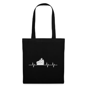 Heartbeat of Sweetness - Stoffbeutel - Schwarz - Vorne