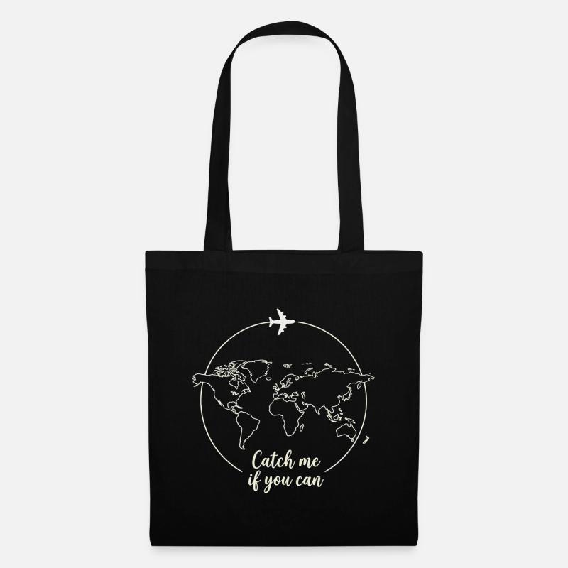 Catch me Travel Design - Stoffbeutel - Schwarz