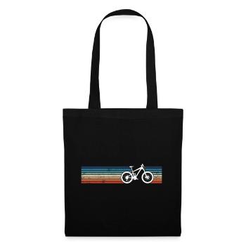 VTT Retro Stripes VTT - Sac en tissu - noir - Devant