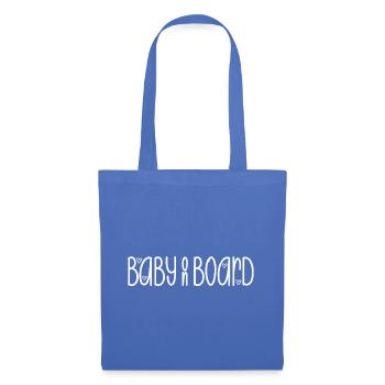 Bébé à bord - Sac en tissu - bleu pâle - Devant