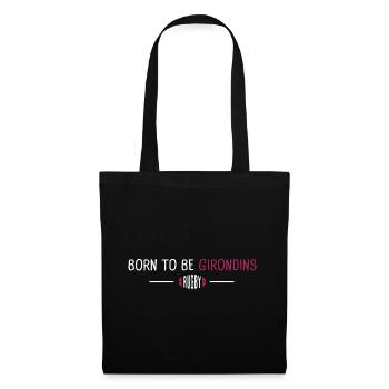 Rugby Bordeaux born to be Girondins - Sac en tissu - noir - Devant