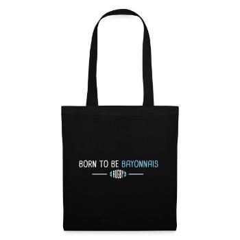Rugby Bayonne born to be Bayonnais - Sac en tissu - noir - Devant