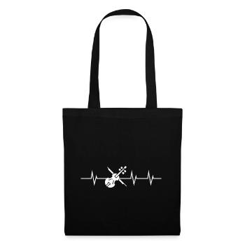 Heartbeat of a Violin - Tote Bag - black - Front