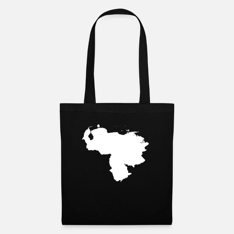 Idée cadeau originale Venezuela - Sac en tissu - noir