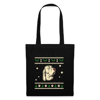 Bracco Italiano Cadeau de Noël - Sac en tissu - noir - Devant