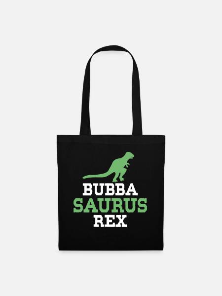 Bubba Saurus Rex - Stoffbeutel - Schwarz