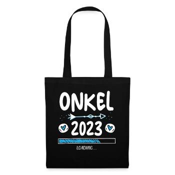 Onkel 2023 Loading - Stoffbeutel - Schwarz - Vorne