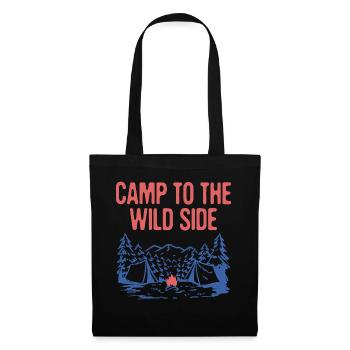 Campez au Wild Side Camping Forest Camper Woods - Sac en tissu - noir - Devant