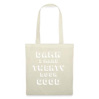 20e anniversaire - Sac en tissu - nature - Devant