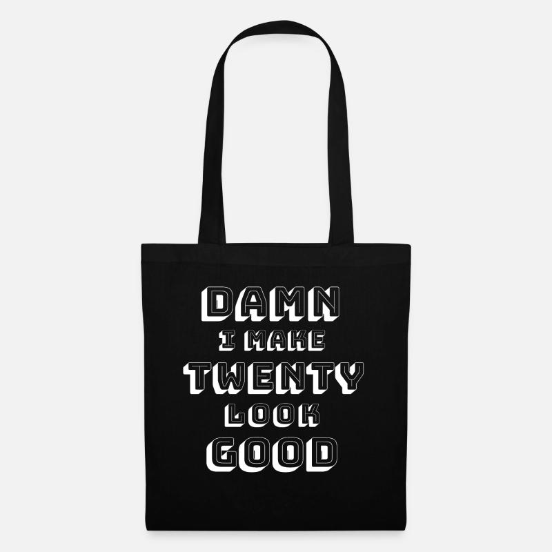 20th birthday - Tote Bag - black