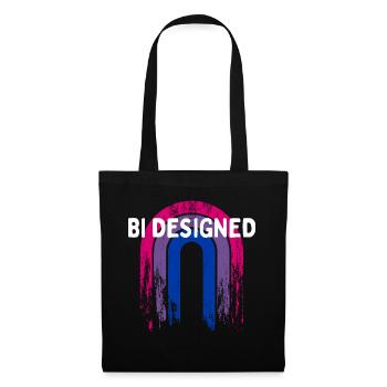 Bi conçu Bisexual Pride Mois Bi Pride LGBT - Sac en tissu - noir - Devant