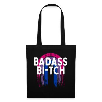 Badass Bi-tch Bisexuel LGBTQ Bi Pride LGBT - Sac en tissu - noir - Devant
