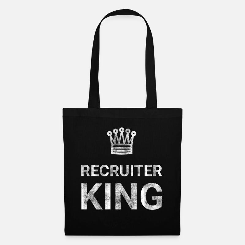 Recruiter King - Tote Bag - black