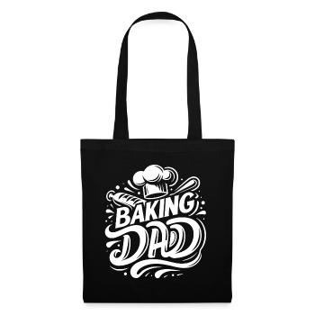 Baking Dad backender Papa unser Vater backt - Stoffbeutel - Schwarz - Vorne