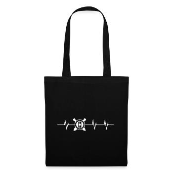 Heartbeat of a Viking - Tote Bag - black - Front