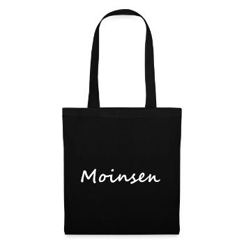 Moinsen - Stoffbeutel - Schwarz - Vorne
