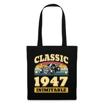 Classic since 1947 - Anniversary 75 years - Tote Bag - black - Front