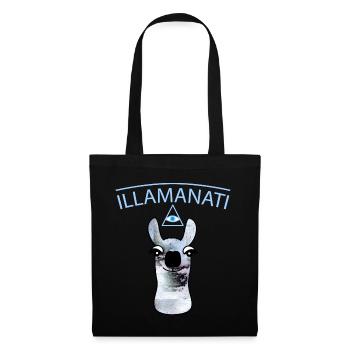 Illamanati (c) - Tote Bag - black - Front