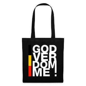 Godverdomme ! - Sac en tissu - noir - Devant