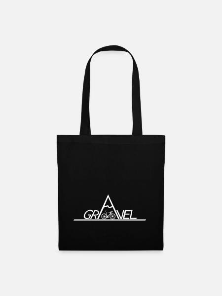 Gravel MTB Bike Sport Leisure Hobby White - Tote Bag - black