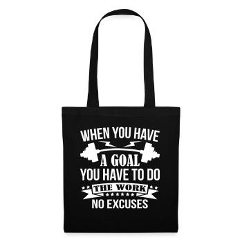 You Have To Do The Work - Tote Bag - black - Front