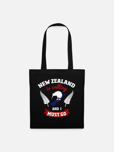 New Zealand is calling work and travel gift - Tote Bag - black