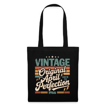 April 1966 Anniversary April 1966 Gift 1966 - Tote Bag - black - Front