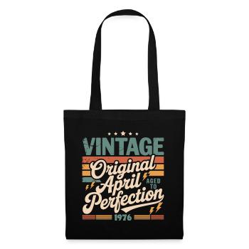 April 1976 Anniversary April 1976 Gift 1976 - Tote Bag - black - Front