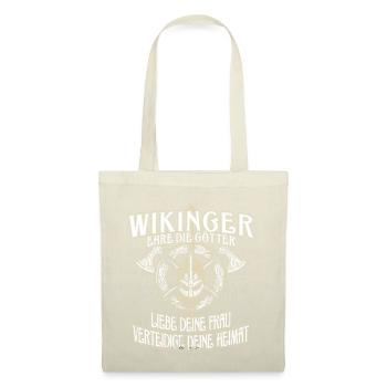 VALEURS VIKING - Sac en tissu - nature - Devant