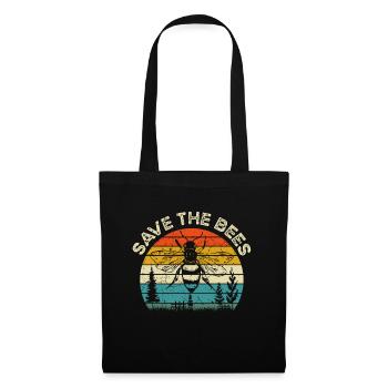 Save The Bees, Save The Bees Shirt, bees lovers - Tote Bag - black - Front