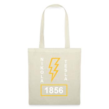 Nikola Tesla Electricité - Sac en tissu - nature - Devant