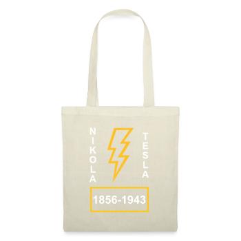 Nikola Tesla Électricité - Sac en tissu - nature - Devant