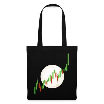 Blockchain Crypto Trading Currency Exchange - Tote Bag - black - Front