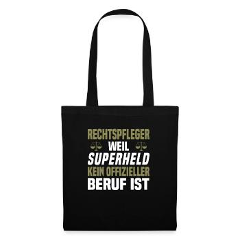 Rechtsanwaltsfachangestellter Rechtspfleger - Stoffbeutel - Schwarz - Vorne
