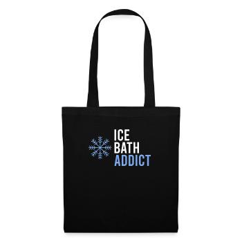 Ice Bathing Healthy Cold Ice Swimming Cold - Tote Bag - black - Front