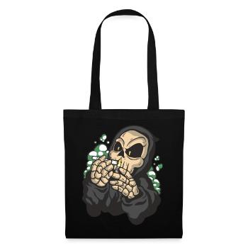 Cannabis Weed Grim Reaper Halloween Costume - Tote Bag - black - Front