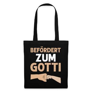 Götti - Stoffbeutel - Schwarz - Vorne