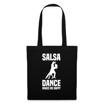 Salsa Dancing Music - Tote Bag - black - Front